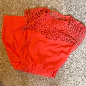 Guess Vibrant orange Floral Dress